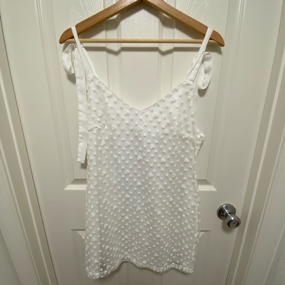 3/$20 Francesca’s white mini dress